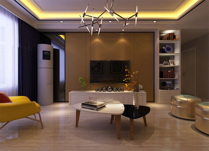 紫东国际127平现代风格设计案例